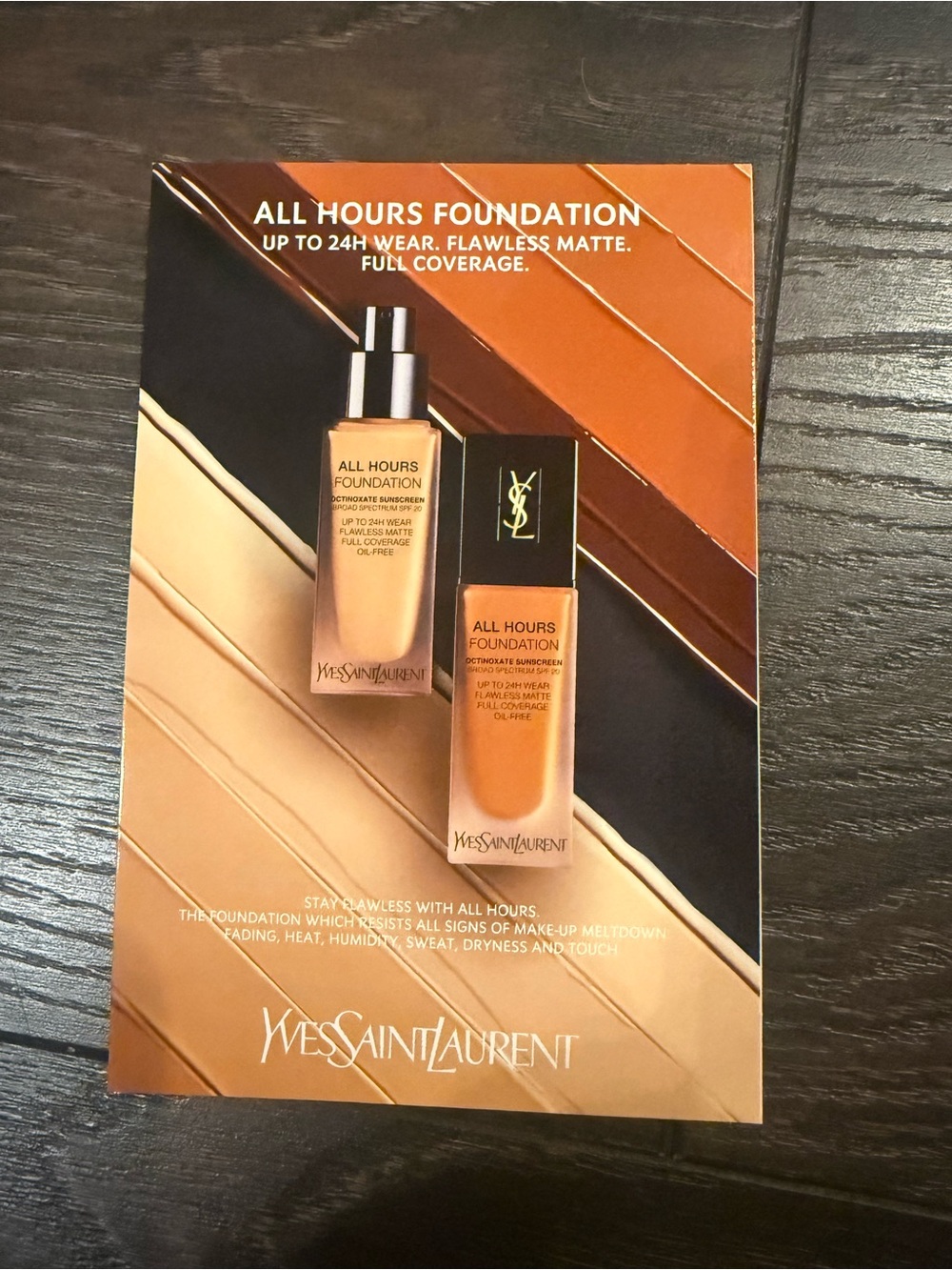 Yves Saint Laurent All Hours Foundation Duo - Beige and Deep Tan